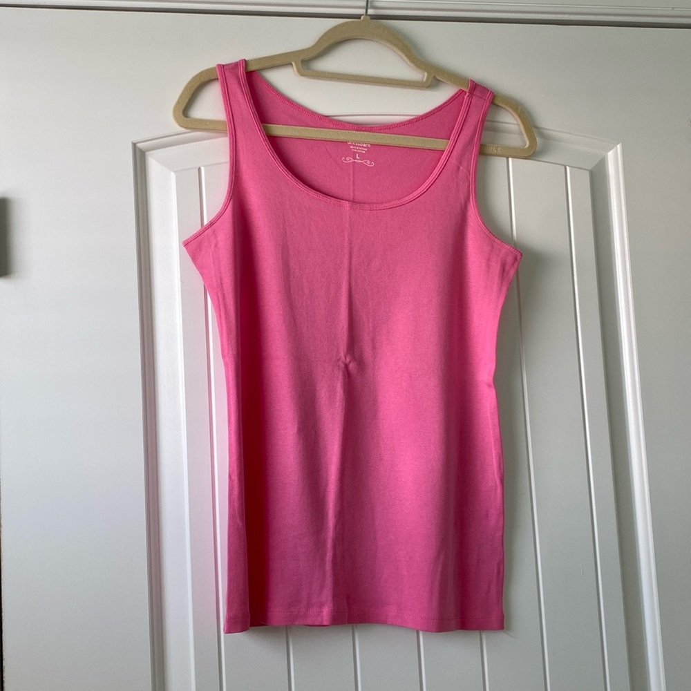 Dress Barn pink tank top.